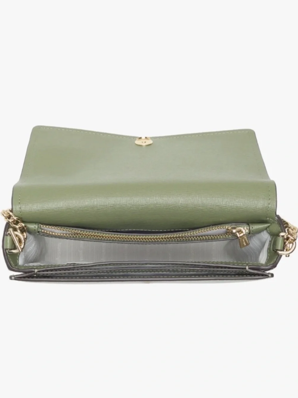 Kate Spade New York Morgan Crossbody/Wallet in Sage Green Saffiano Leather